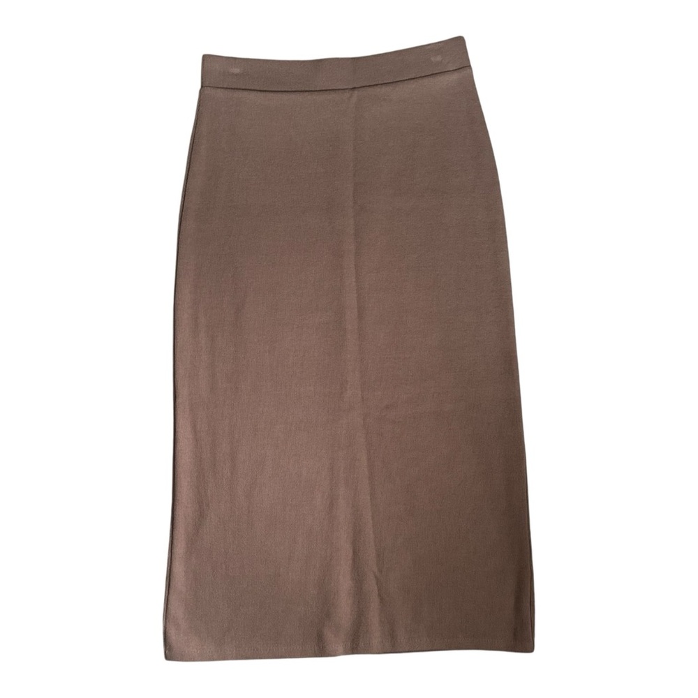 Old Navy Ribbed Maxi Skirt Tan Size Medium